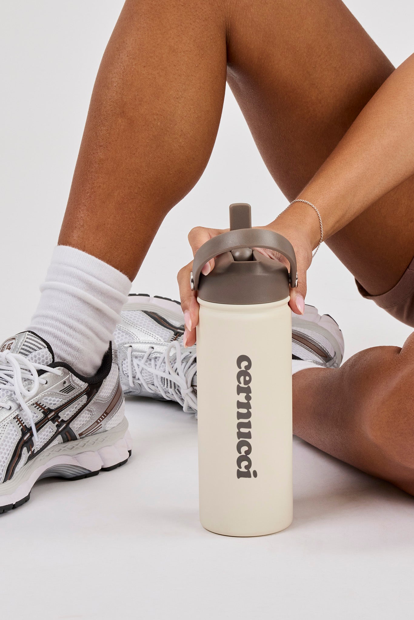 Cernucci Water Bottle - Off White